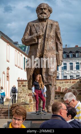 Trier Karl Marx Statue Stockfoto