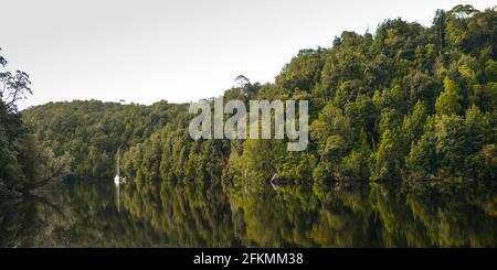 Gordon River, Tasmanien Stockfoto