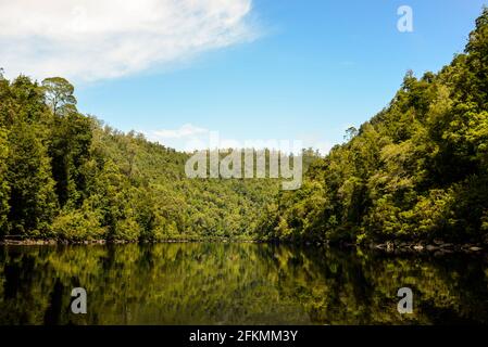 Gordon River, Tasmanien Stockfoto
