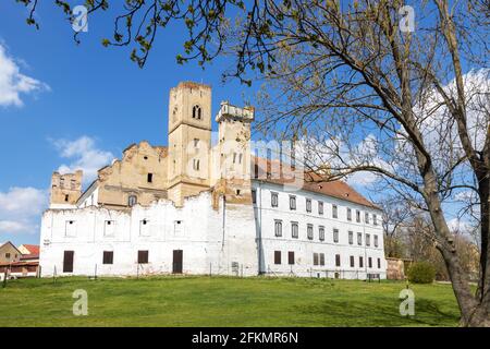 zamek, Breclav, Jizni Morava, Ceska republika / Burg, Breclav-Stadt, Südmähren, Tschechische republik Stockfoto