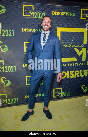 Hollywood, USA. Mai 2021. Elijah Craft nimmt am 2. Mai 2021 an der Abschlussnacht des Micheaux Film Festivals im TLC Chinese Theatre, Hollywood, CA Teil.Quelle: Eugene Powers/Alamy Live News Stockfoto