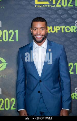 Hollywood, USA. Mai 2021. Brandon Claybon nimmt am 2. Mai 2021 an der Abschlussnacht des Micheaux Film Festivals im TLC Chinese Theatre, Hollywood, CA Teil.Quelle: Eugene Powers/Alamy Live News Stockfoto