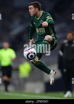 London, England, 2. Mai 2021. John Fleck von Sheffield Utd während des Spiels der Premier League im Tottenham Hotspur Stadium, London. Bildnachweis sollte lauten: David Klein / Sportimage Kredit: Sportimage/Alamy Live News Stockfoto