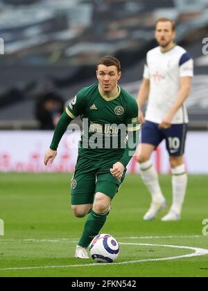 London, England, 2. Mai 2021. John Fleck von Sheffield Utd während des Spiels der Premier League im Tottenham Hotspur Stadium, London. Bildnachweis sollte lauten: David Klein / Sportimage Kredit: Sportimage/Alamy Live News Stockfoto