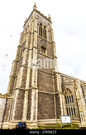 Cromer Church, Norfolk, Großbritannien, England, Cromer Parish Church, Cromer Pfarrkirche mit St. Martin's, anglikanische Kirche, Kirche, Kirchen, Cromer Norfolk Stockfoto