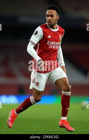 Aktenfoto vom 18-03-2021 von Arsenals Pierre-Emerick Aubameyang. Ausgabedatum: Montag, 3. Mai 2021. Stockfoto