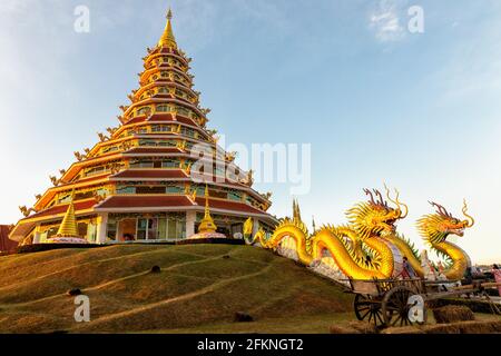 Wat Huay Pla Kang - Chiang Rai, Thailand Stockfoto