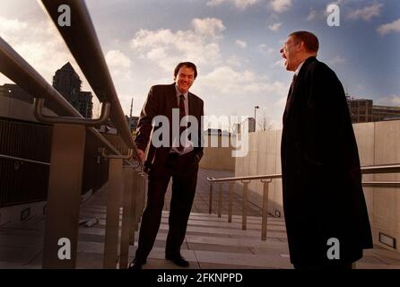 Publishing Partners Richard Burton (L) und Mark Allin Dec1999 Stockfoto