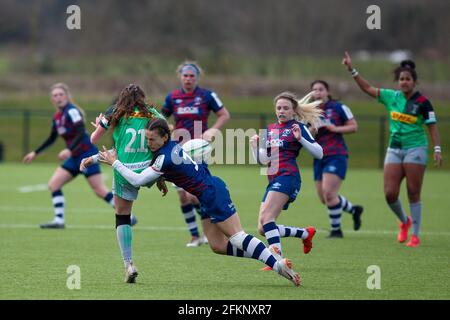 Bristol trägt Frauen gegen Harlekine Frauen< Shaftsbury Park Bristol Stockfoto