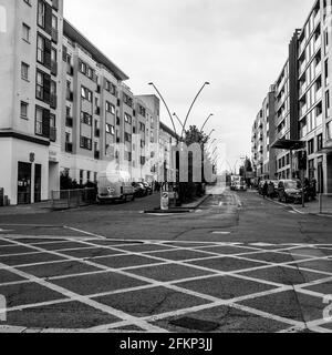 Epsom Surrey London, Mai 02 2021, Modern Development of High Rise Apartments with No People Stockfoto