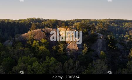Eine Szene in der Red River Gorge im Osten von Kentucky. Stockfoto