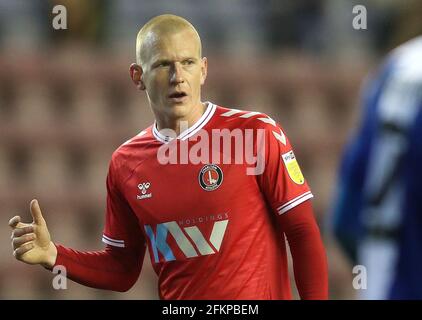 Aktenfoto vom 02-03-2021 von Ben Watson von Charlton Athletic. Ausgabedatum: Montag, 3. Mai 2021. Stockfoto