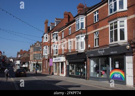 Lokale Geschäfte in Henley an der Themse in Oxfordshire in der VEREINIGTES KÖNIGREICH Stockfoto