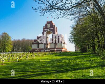 Thiepval Memorial to the Missing of the Somme Stockfoto