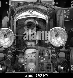 1929 Bentley 4 1/2 Liter (Gebläse) Teil des Ralph Lauren Abholung des Autos 1991 Stockfoto