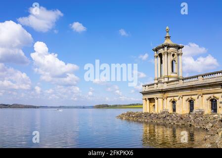 Normanton Kirche Rutland Water Reservoir Oakham Rutland England UK GB Europa Stockfoto