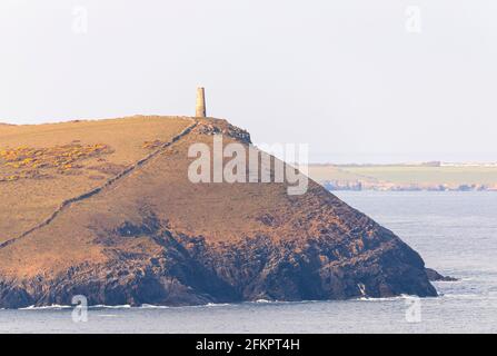 Stepper Point North Cornwall Stockfoto