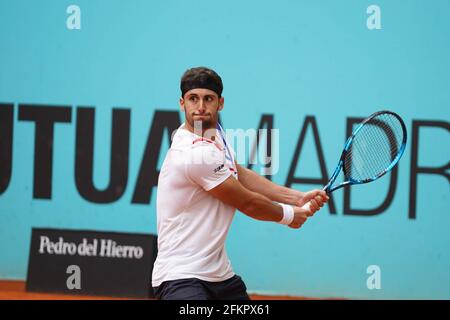 Madrid, Spanien. Mai 2021. Carlos Taberner (SPA) vs FabioFognini (ITA) während der Montagssitzung bei den Mutua Madrid Tennis Open, Madrid 3. Mai 2021 Credit: CORDON PRESS/Alamy Live News Stockfoto