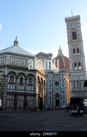 Piazza de Duomo in Florenz, Italien Stockfoto