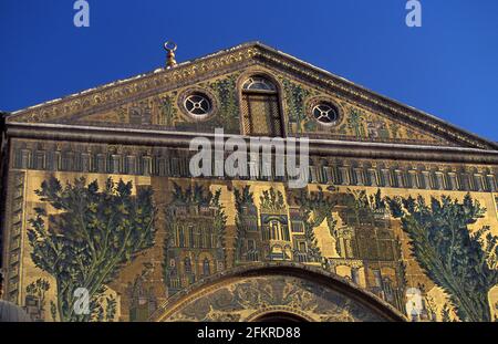 Barada-Tafelmosaik, Umayyad-Moschee, große Moschee von Damaskus, Damaskus, Syrien Stockfoto
