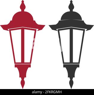 Einfache Laterne Symbol Logo Design Vektor Vorlage Stock Vektor