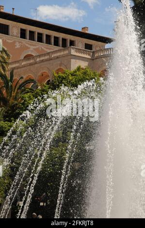 Fontane a Palma de Mallorca Stockfoto