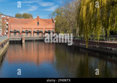 Döhrener Brückenhaus in Hannover Stockfoto