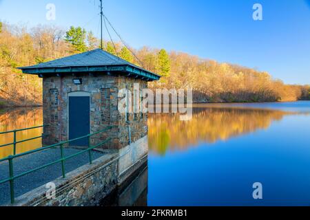 Reservoir #5, West Hartford Reservoirs, Connecticut Stockfoto