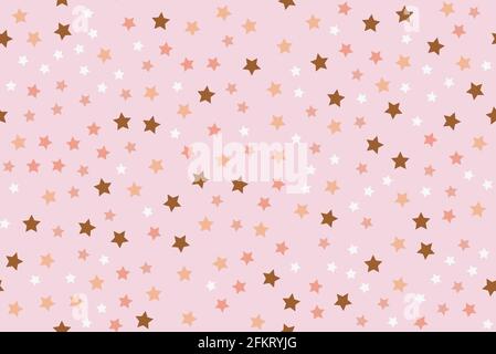 Vektor-Illustration mit Stern nahtlose Muster Stock Vektor