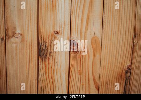 Schöne Holzwand Hintergrund - Eichenholz-Bretter in einem Wand Stockfoto