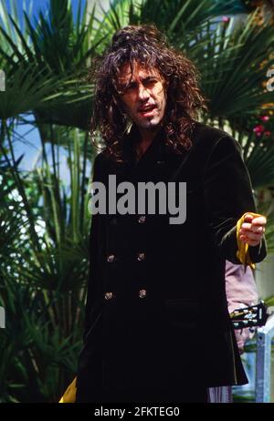 ZDF Fernsehgarten, Sonntagsunterhaltung aus dem Garten des ZDF in Mainz, Sendung vom 5. Juni 1994, Gaststar: Bob Geldof Stockfoto