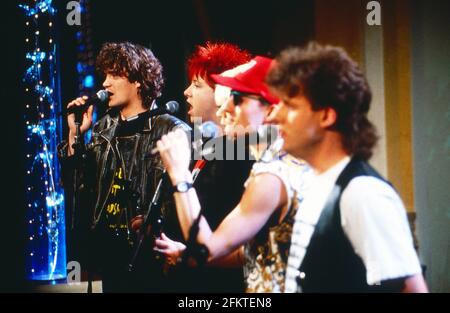 Talkshow 'Live', Talkshow, Deutschland 1987 - 1996, Sendung vom 28. März 1993, Showakt: Gruppe 'Die Prinzen' Stockfoto
