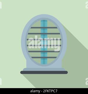 Bug-Zapper-Symbol, flacher Stil Stock Vektor