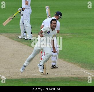 3RD TEST ENGLAND V PAKASTAN AM OVAL 1ST TAG. TROTT OUT TO WAHAM. BILD DAVID ASHDOWN Stockfoto