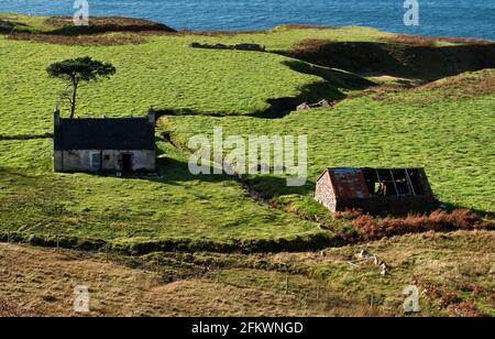 Applecross verlassene Croft Stockfoto