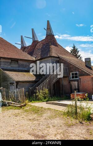 Das Osthaus im Great Dixter House and Garden, Northiam, East Sussex, Großbritannien Stockfoto