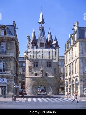 Porte Cailhau, Bordeaux, Gironde. Aquitaine, Frankreich Stockfoto