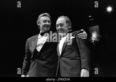 Peter Alexander Pop Singer Und Paul Kuhn Bandleiter, Archivbild Mai 1991 Stockfoto