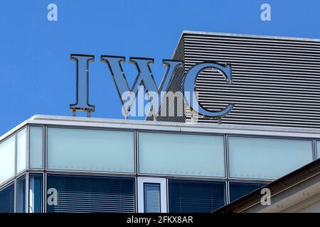 IWC, Schweizer Uhrenmanufaktur, Schaffhausen, Schweiz Stockfoto