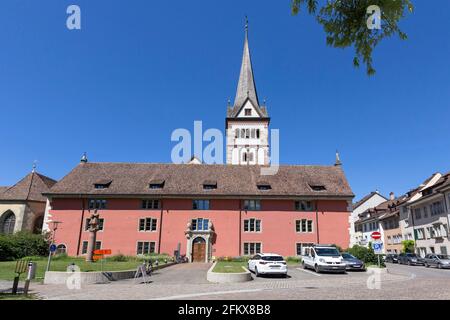 Stadtbibliothek Und Kloster Allerheiligen, Schaffhausen, Schweiz Stockfoto