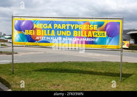 Mega Party Preise Bei Billa Und Billa Plus In Österreich Stockfoto