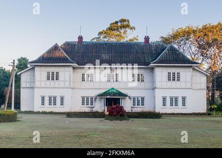 Kolonialvilla in Pyin Oo Lwin, Myanmar Stockfoto