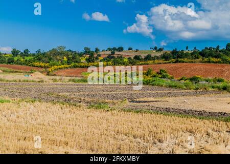 Ländliche Landschaft in der Nähe von Hsipaw, Myanmar Stockfoto