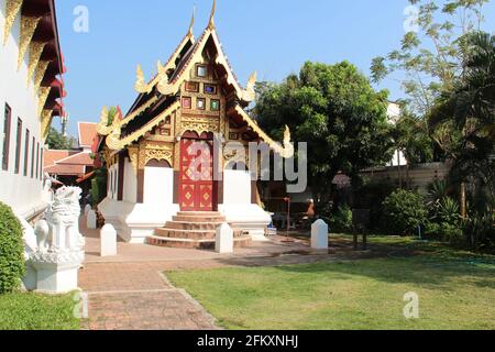 buddhistischer Tempel (wat duang di) in chiang Mai thailand Stockfoto