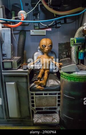 Roswell, NM, USA - 21. April 2018: Die berühmte internationale Sammlung Stockfoto