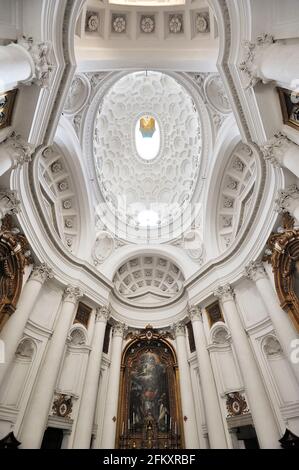 Italien, Rom, Kirche San Carlo alle Quattro Fontane (17. Jahrhundert) Stockfoto