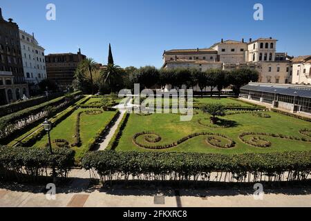 Italien, Rom, Palazzo Barberini, Gärten Stockfoto