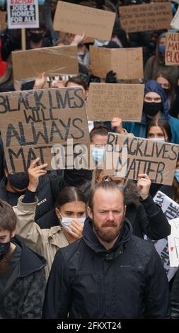 Black Lives Matter - BLM Protest in Coventry UK, 7. Juni 2020 Stockfoto