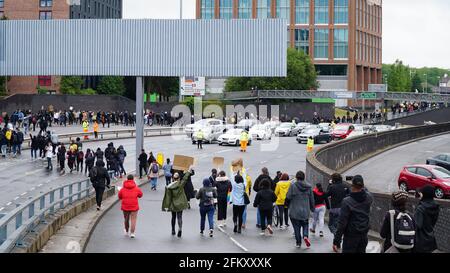 Black Lives Matter - BLM Protest in Coventry UK, 7. Juni 2020 Stockfoto