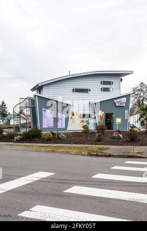 ZipperDoodle Espresso-Einrichtung in Auburn, Washington. Stockfoto